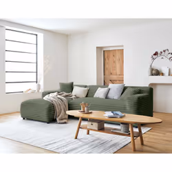 Best Mobilier Lisbona Canapé d'angle 5 siège(s) Bleu