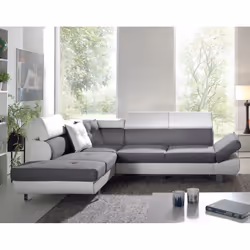 Best Mobilier Lisbona Canapé d'angle 5 siège(s) Bleu