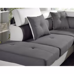 Best Mobilier Lisbona Canapé d'angle 5 siège(s) Bleu - Vue supplémentaire 5