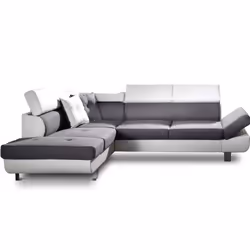 Best Mobilier Lisbona Canapé d'angle 5 siège(s) Bleu - Vue supplémentaire 6