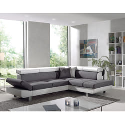 Best Mobilier Linea Canapé d'angle 5 siège(s) Bleu