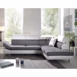 Best Mobilier Linea Canapé d'angle 5 siège(s) Bleu