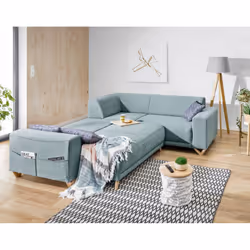 Best Mobilier California Canapé d'angle 4 siège(s) Gris, Blanc