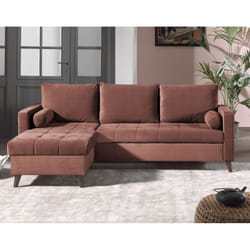 Best Mobilier Polar Canapé d'angle 4 siège(s) Vert