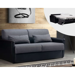 Best Mobilier Lisbona Canapé d'angle 5 siège(s) Noir