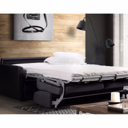 Best Mobilier Lisbona Canapé d'angle 5 siège(s) Noir