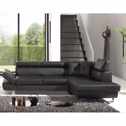 Best Mobilier Nordic Canapé d'angle 4 siège(s) Marron