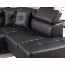 Best Mobilier Nordic Canapé d'angle 4 siège(s) Marron - Vue supplémentaire 4