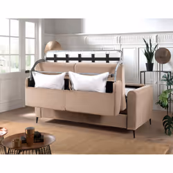 Best Mobilier Owen 3 siège(s) Bleu - Vue supplémentaire 4