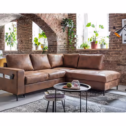 Best Mobilier Dustin, Gris, Blanc, Tissu, 2360 mm, 1650 mm, 970 mm, 2,02 m