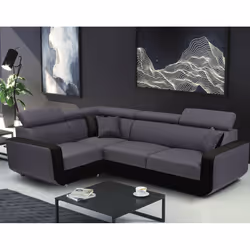 Best Mobilier Dustin, Gris, Blanc, Tissu, 3370 mm, 1840 mm, 970 mm, 2,74 m