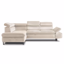 Best Mobilier Nairobi Canapé d'angle 5 siège(s) Bleu - Vue supplémentaire 6