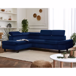 Best Mobilier Nairobi, Gris, Velours, Métal, 2490 mm, 1900 mm, 890 mm