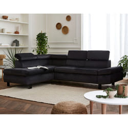 Best Mobilier Nairobi Canapé d'angle 5 siège(s) Jaune