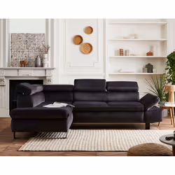 Best Mobilier Nairobi Canapé d'angle 5 siège(s) Jaune