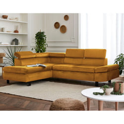 Best Mobilier Nairobi Canapé d'angle 5 siège(s) Vert