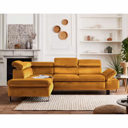 Best Mobilier Nairobi Canapé d'angle 5 siège(s) Vert
