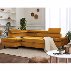 Best Mobilier Nairobi Canapé d'angle 5 siège(s) Vert
