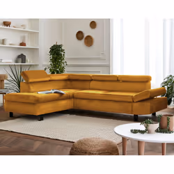 Best Mobilier Nairobi Canapé d'angle 5 siège(s) Vert - Vue supplémentaire 5