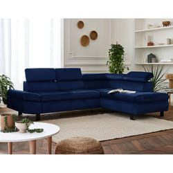 Best Mobilier Nairobi Canapé d'angle 5 siège(s) Gris
