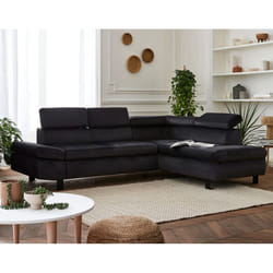 Best Mobilier Nairobi Canapé d'angle 5 siège(s) Jaune