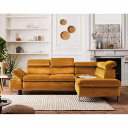 Best Mobilier Nairobi Canapé d'angle 5 siège(s) Vert