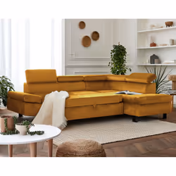 Best Mobilier Nairobi Canapé d'angle 5 siège(s) Vert