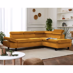 Best Mobilier Nairobi Canapé d'angle 5 siège(s) Vert - Vue supplémentaire 5