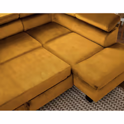 Best Mobilier Nairobi Canapé d'angle 5 siège(s) Vert - Vue supplémentaire 6