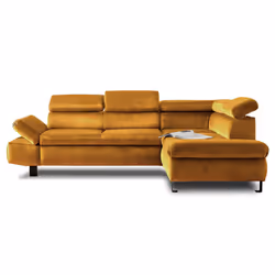 Best Mobilier Nairobi Canapé d'angle 5 siège(s) Vert - Vue supplémentaire 7
