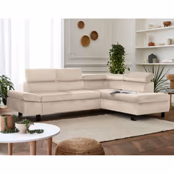 Best Mobilier Nairobi, Bleu, Velours, Métal, 2490 mm, 1900 mm, 890 mm