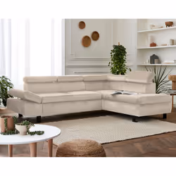 Best Mobilier Nairobi Canapé d'angle 5 siège(s) Bleu - Vue supplémentaire 5