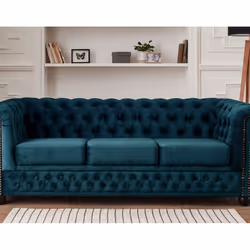 Best Mobilier William 3 siège(s) Bleu