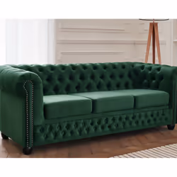Best Mobilier Winston, Marron, Microfibre, Bois, Bois, 2010 mm, 880 mm