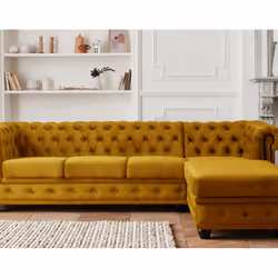 Best Mobilier William Canapé d'angle 4 siège(s) Vert