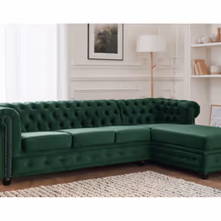 Best Mobilier Winston, Marron, Microfibre, Bois, 2560 mm, 1720 mm, 720 mm