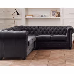 Best Mobilier William Canapé d'angle 5 siège(s) Jaune