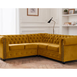 Best Mobilier William Canapé d'angle 5 siège(s) Vert