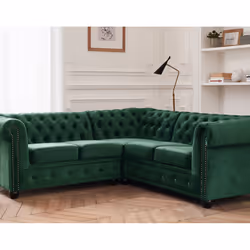 Best Mobilier Winston, Marron, Microfibre, Bois, 2120 mm, 2120 mm, 720 mm