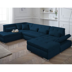 Best Mobilier Vermont Canapé d'angle 7 siège(s) Gris