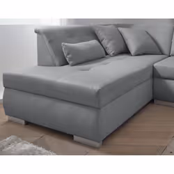 Best Mobilier Vermont Canapé d'angle 7 siège(s) Gris - Vue supplémentaire 4