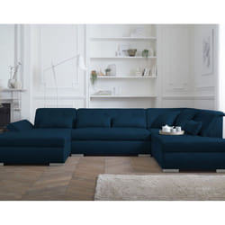 Best Mobilier Vermont Canapé d'angle 7 siège(s) Gris