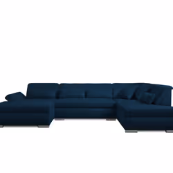 Best Mobilier Vermont Canapé d'angle 7 siège(s) Gris - Vue supplémentaire 6