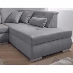 Best Mobilier Vermont Canapé d'angle 7 siège(s) Gris - Vue supplémentaire 4