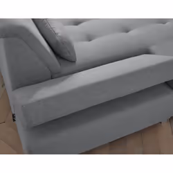 Best Mobilier Vermont Canapé d'angle 7 siège(s) Gris - Vue supplémentaire 5