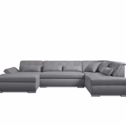 Best Mobilier Vermont Canapé d'angle 7 siège(s) Gris - Vue supplémentaire 6
