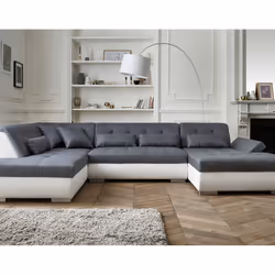 Best Mobilier Vermont, Bleu, Tissu, Bois, 3350 mm, 1970 mm, 770 mm