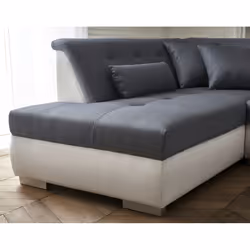 Best Mobilier Vermont Canapé d'angle 7 siège(s) Bleu - Vue supplémentaire 4