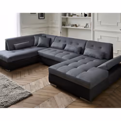 Best Mobilier Vermont Canapé d'angle 7 siège(s) Beige