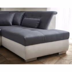 Best Mobilier Vermont Canapé d'angle 7 siège(s) Bleu - Vue supplémentaire 4